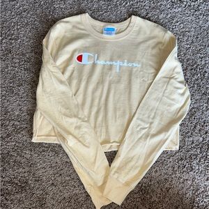 Champion cropped long sleeve tee